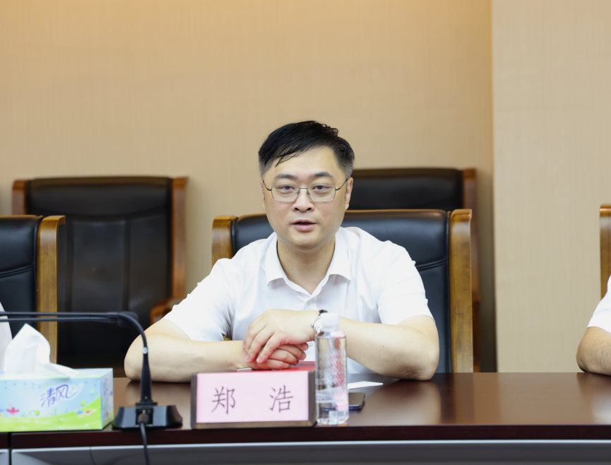 7月28日,冶金物资党委书记,董事长郑浩会见青田县城投公司党委书记